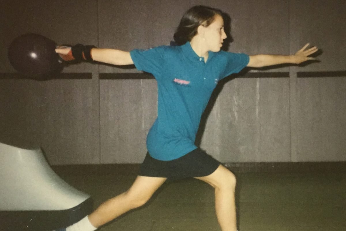 Young missy parking bowling